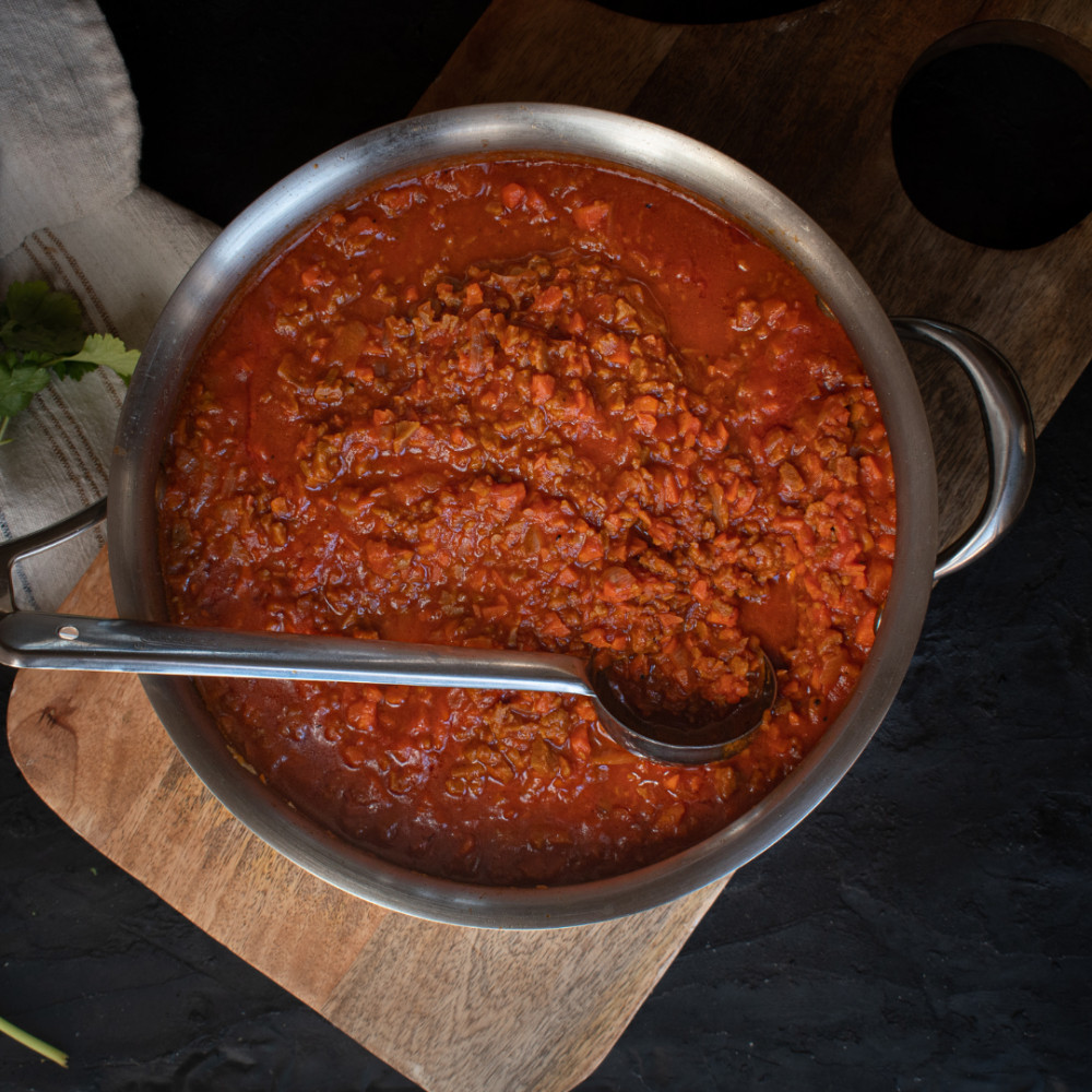 Rich And Savoury Vegan Bolognese Pasta Sauce