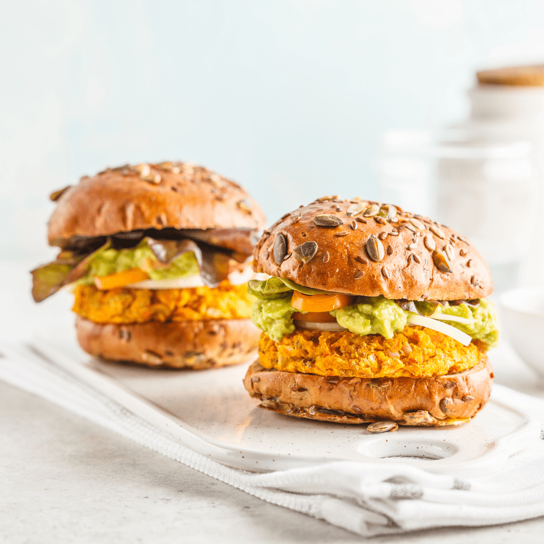 Sweet Potato Chickpea Burger