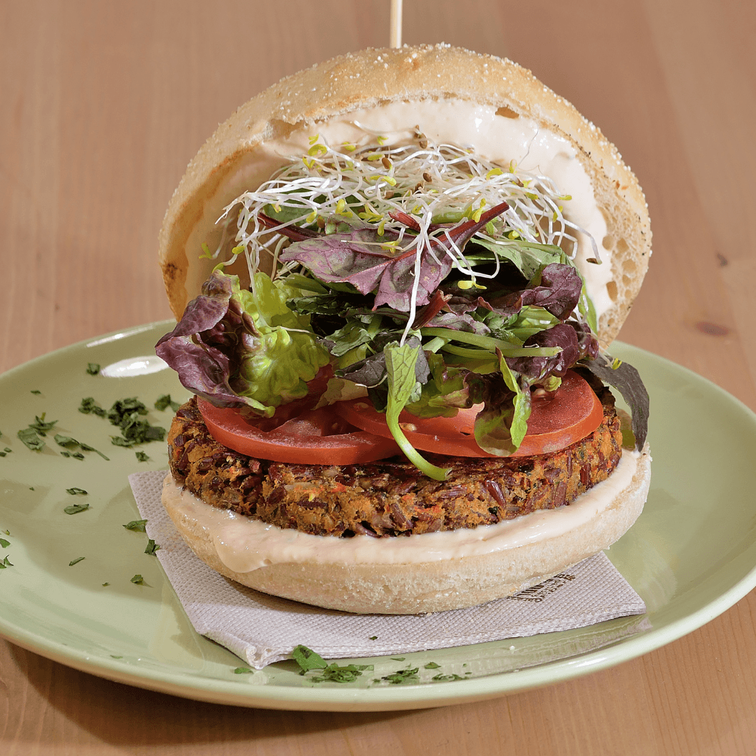 Lentil Walnut Burger