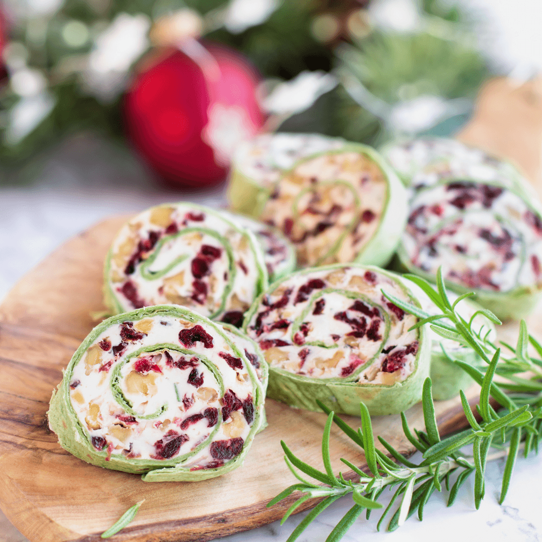 Vegan Cream Cheese And Veggie Pinwheels