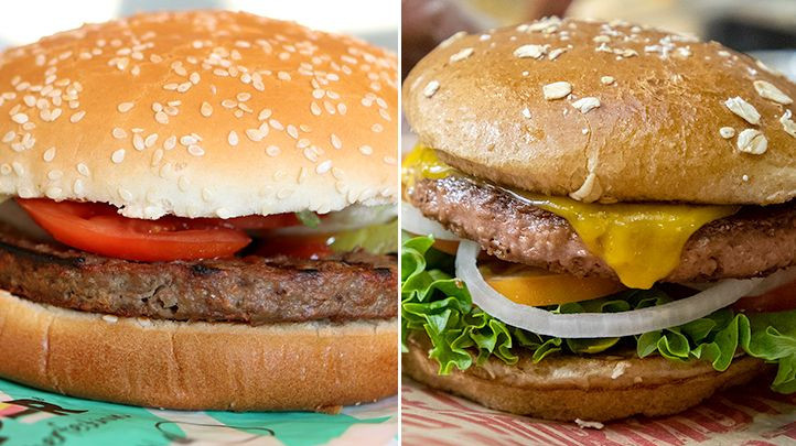 Vegan Burger vs Beef Burger