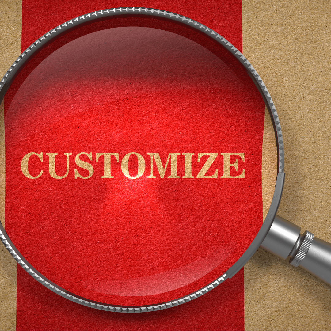 Customize Your Order