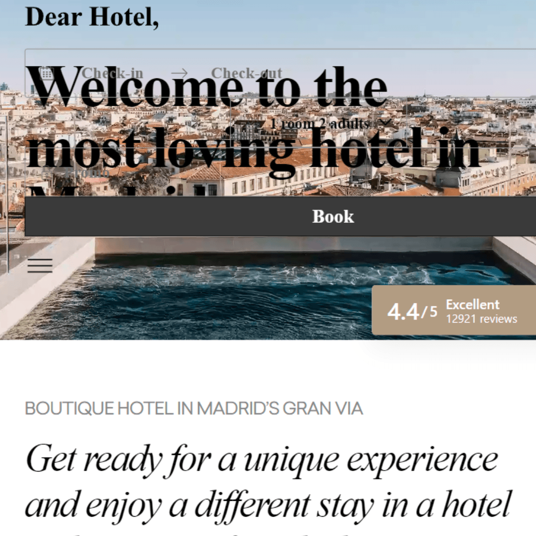 Dear Hotel Madrid