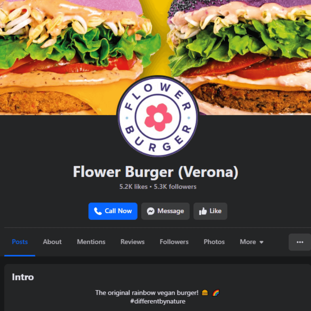 Flower Burger In Verona