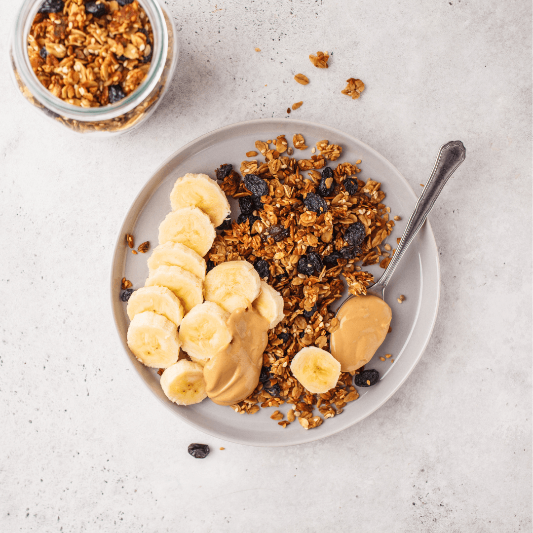 Oatmeal With Nut Butter And Banana