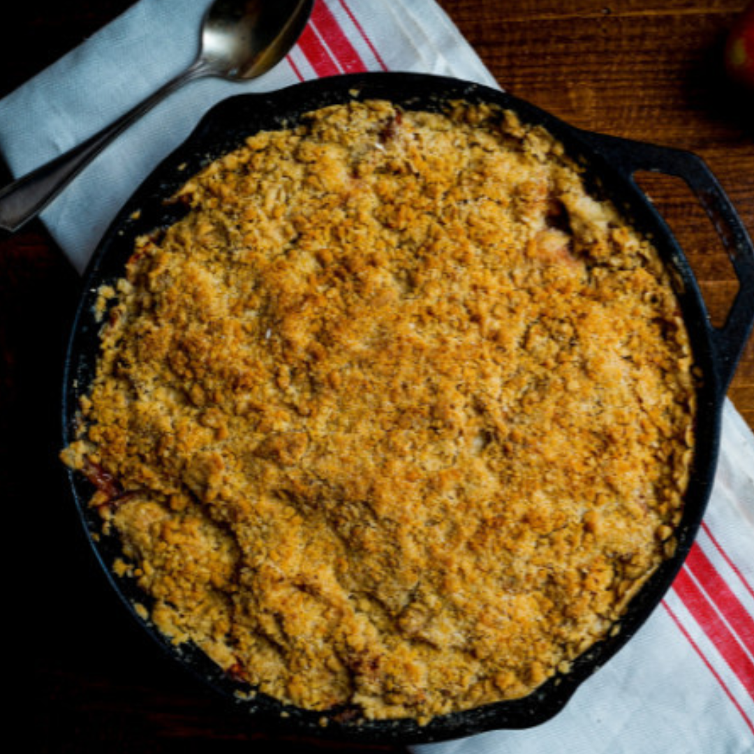 Raw Apple Crumble