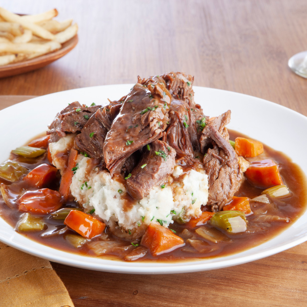 Mushroom-Rosemary Pot Roast