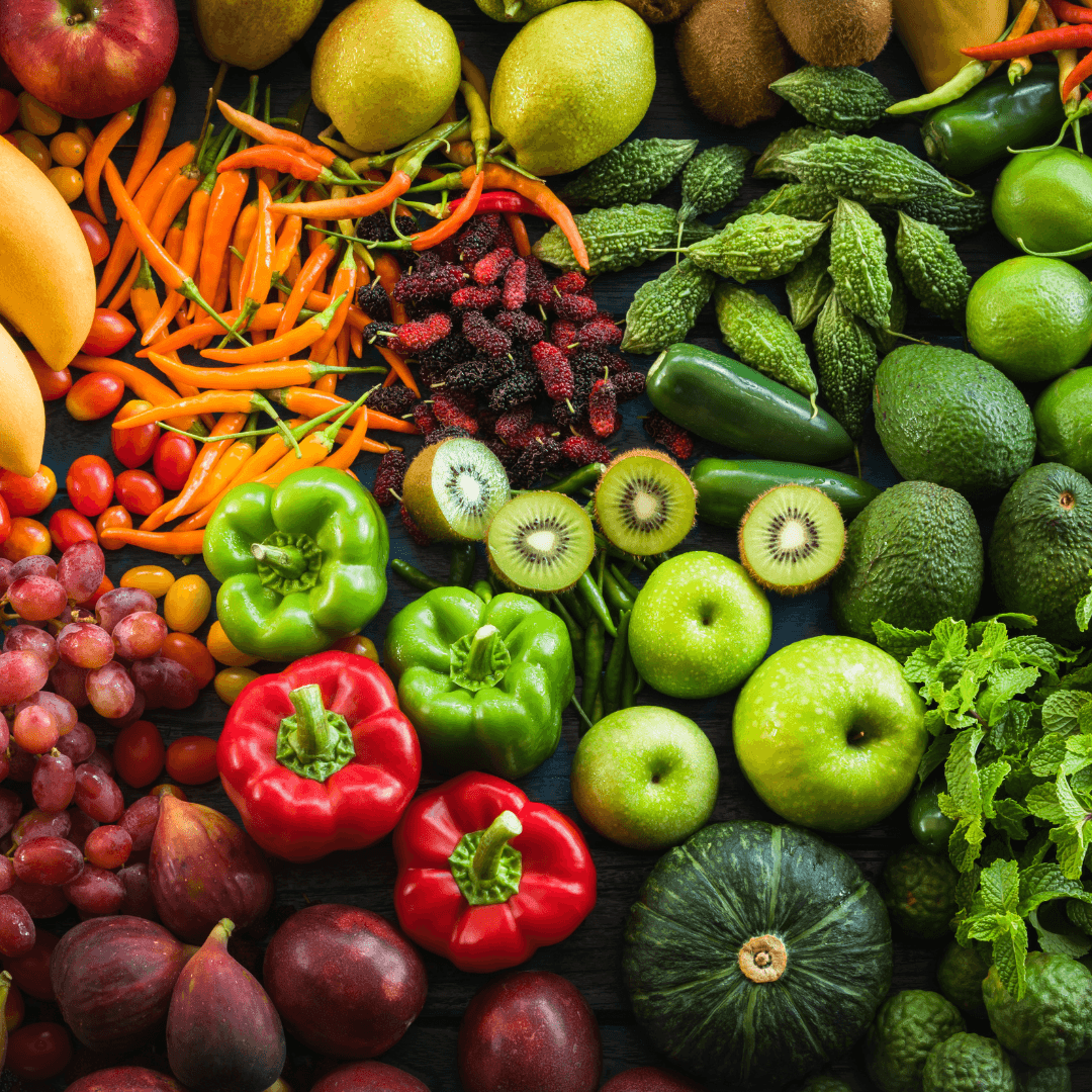 Vibrant Fruits And Vegetables