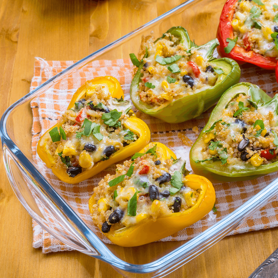 TVP Stuffed Peppers