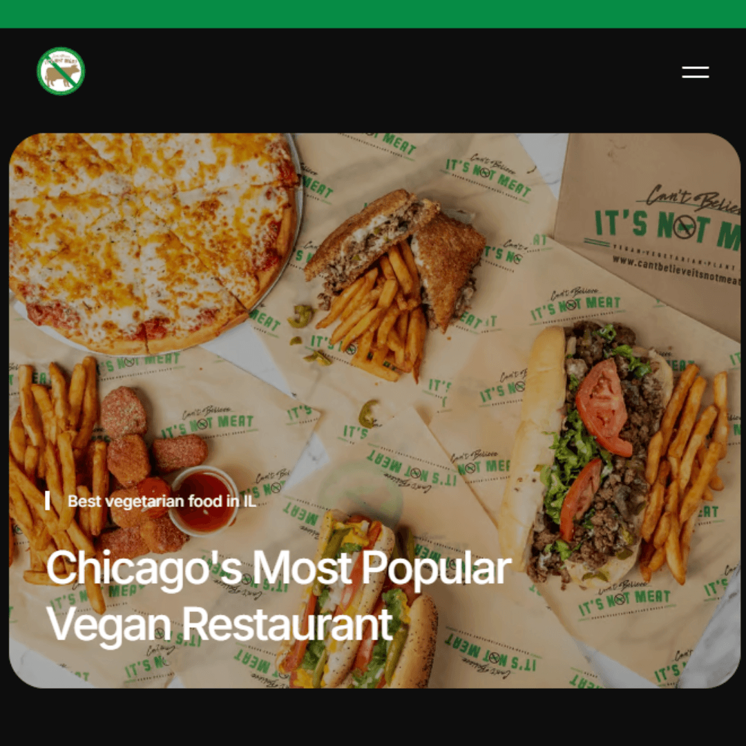 Can’t Believe It’s Not Meat In Chicago