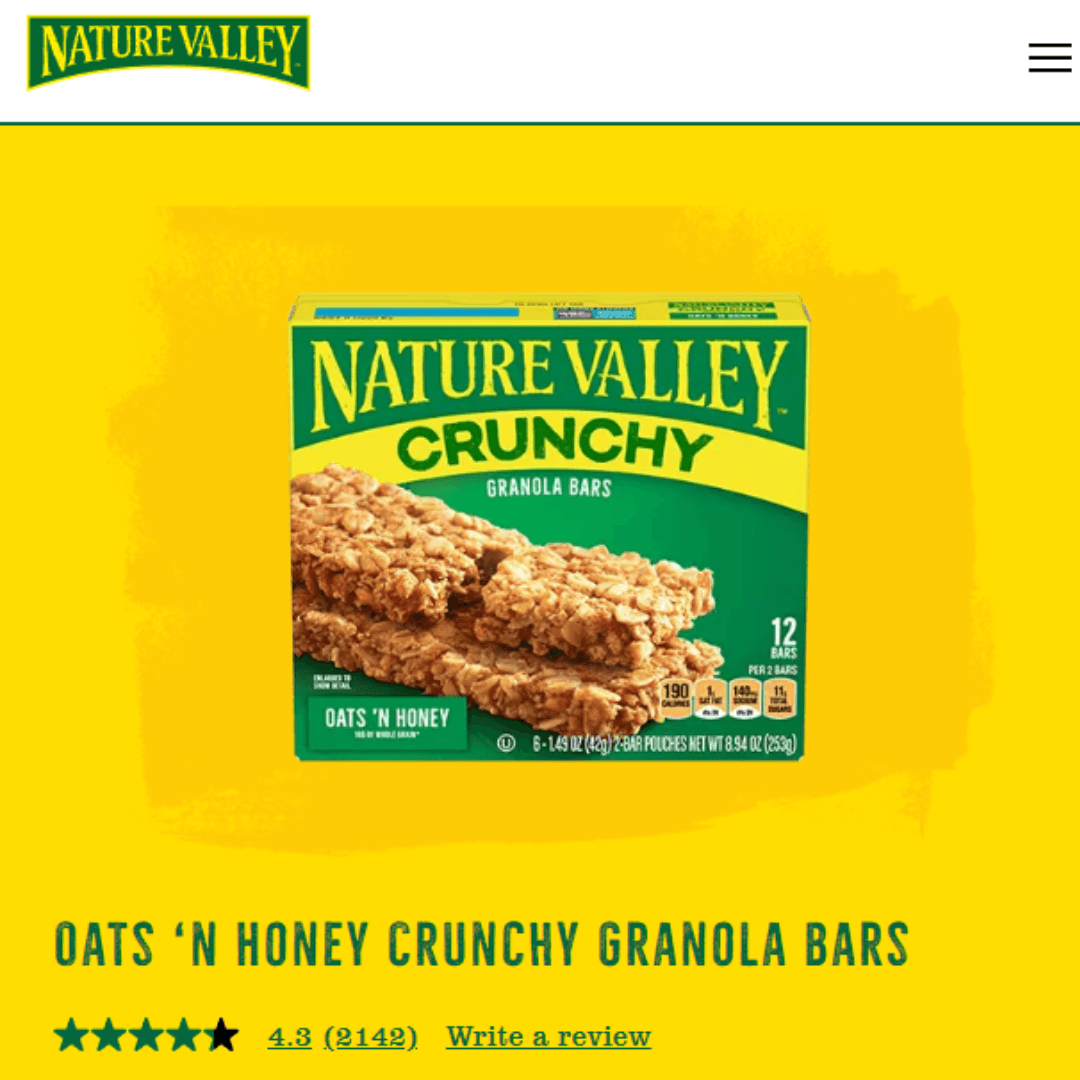 Nature Valley Bars