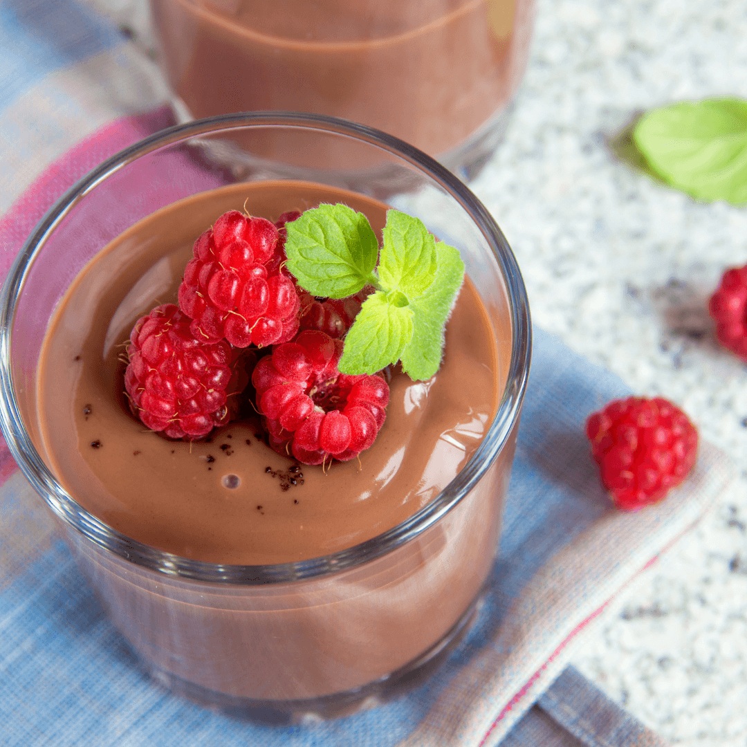 Vegan Chickpea & Raspberry Chocolate Mousse Recipe