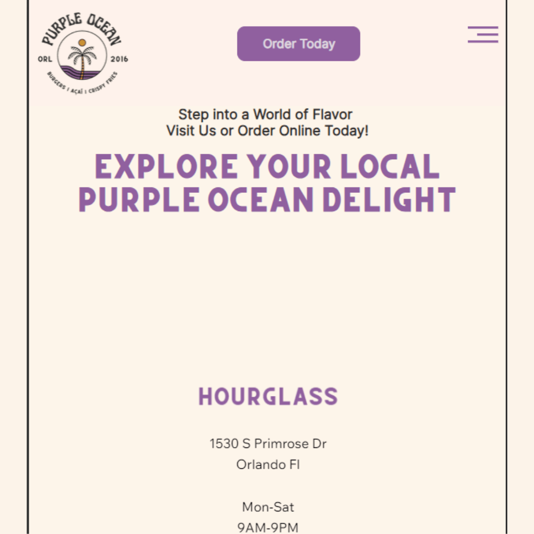 Purple Ocean Superfood Bar In Orlando