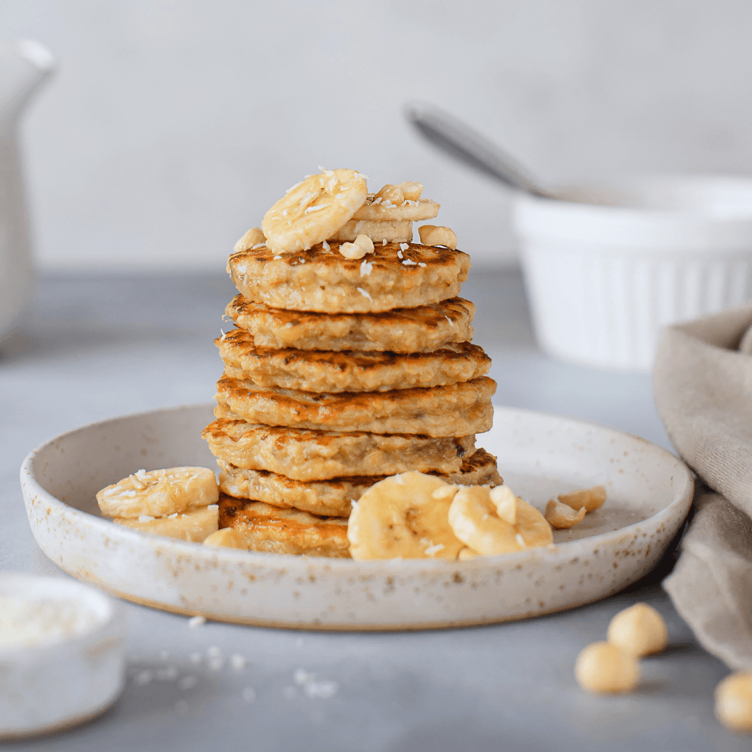 Banana Oat Pancakes