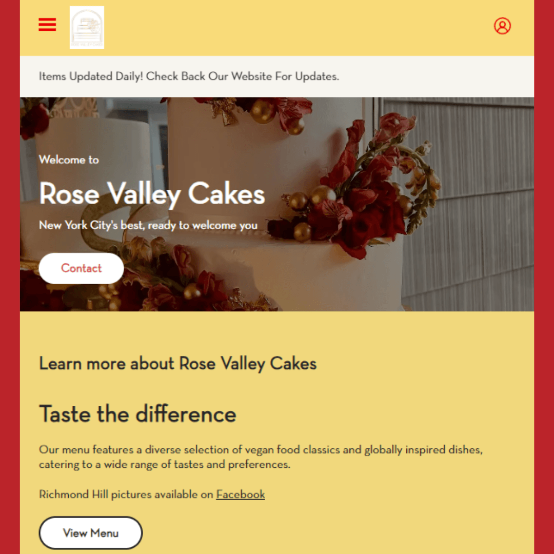 Rose Valley Cakes