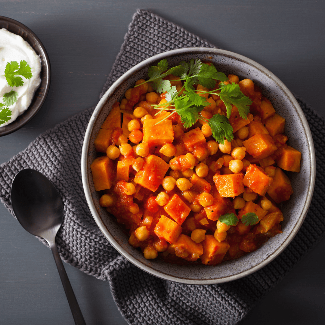 Gluten-Free Vegan Chickpea And Sweet Potato Stew Recipe