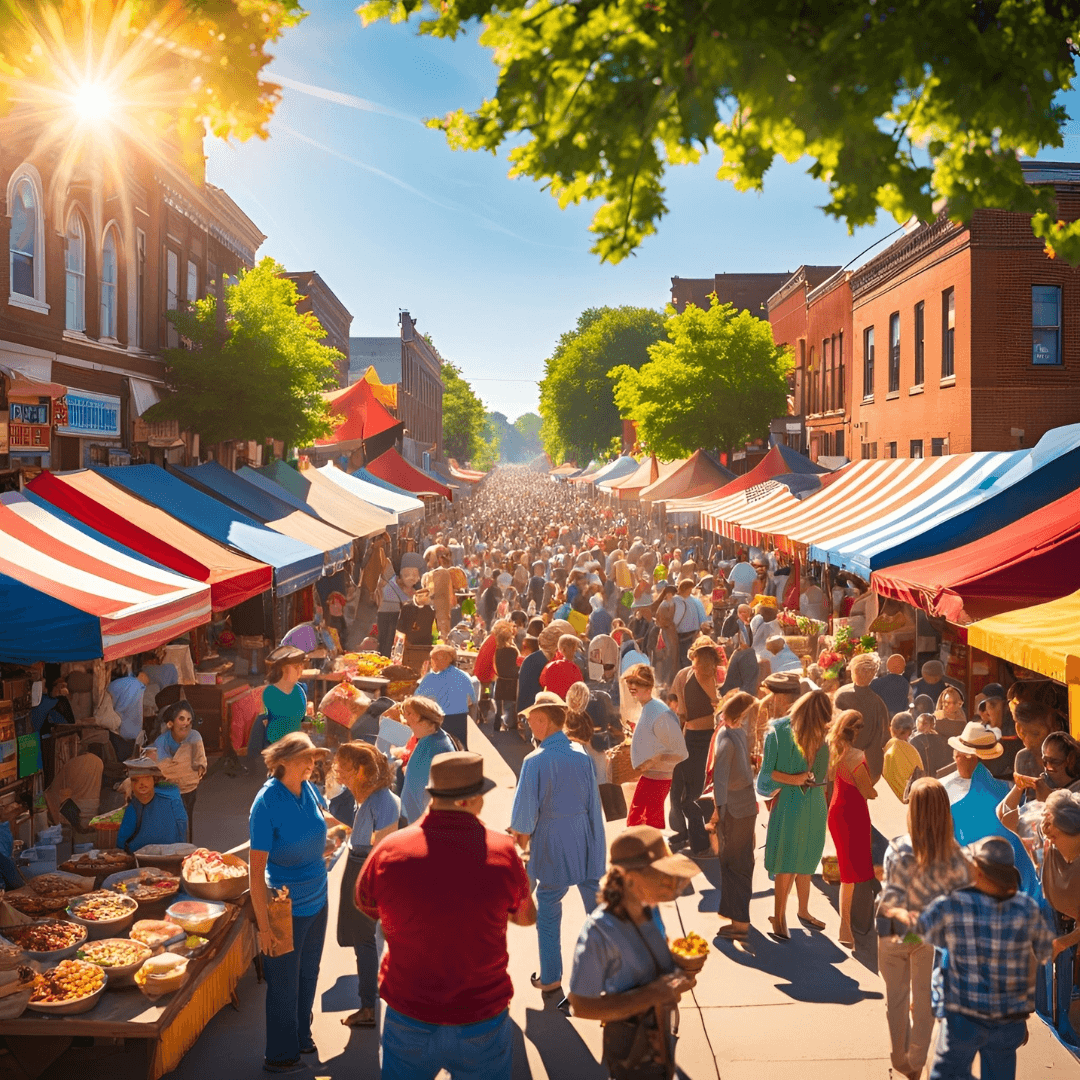 Vegan Street Fair In Los Angeles, USA