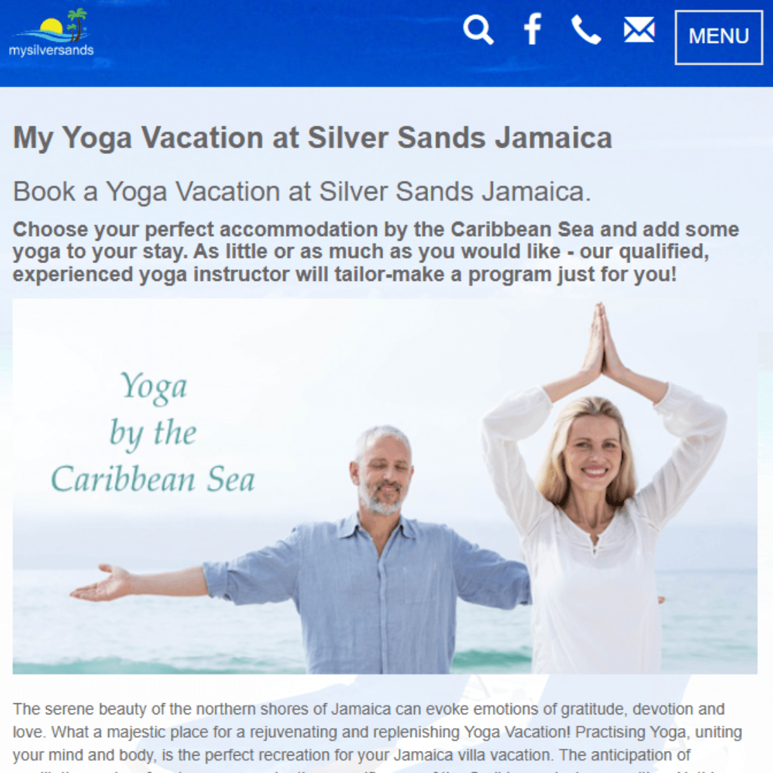 Silver Sands Yoga In Jamaica