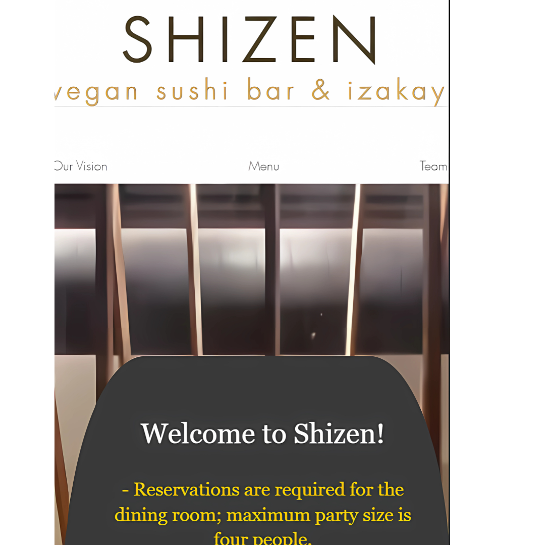 Shizen Vegan Sushi Bar In San Francisco, USA