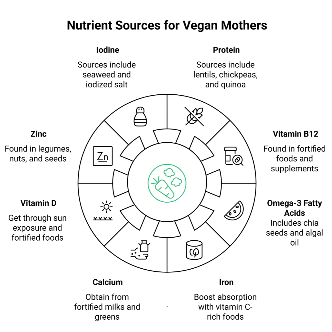 Key Nutrients For Vegan Breastfeeding Mothers