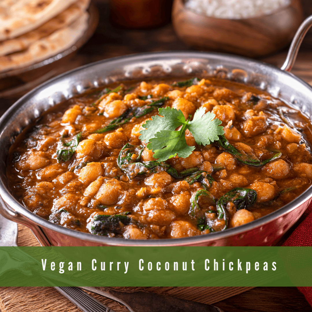 Vegan Curry Coconut Chickpeas