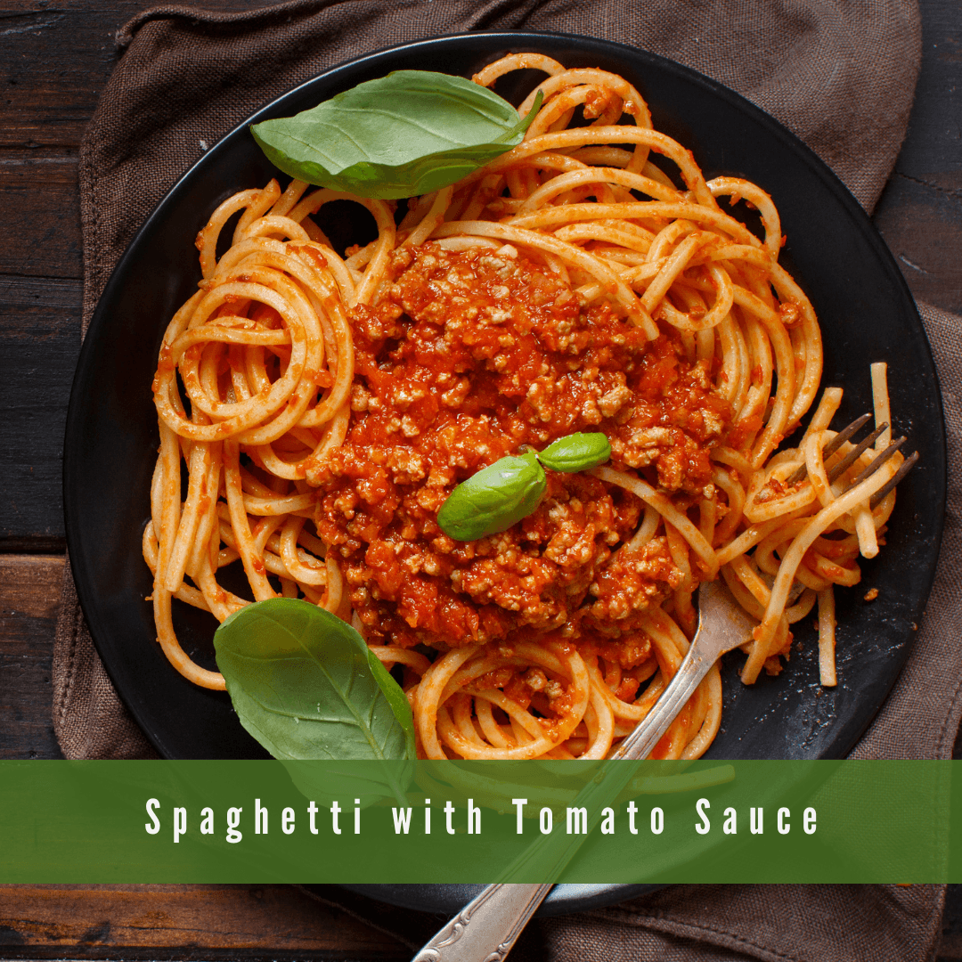 Spaghetti With Tomato Sauce