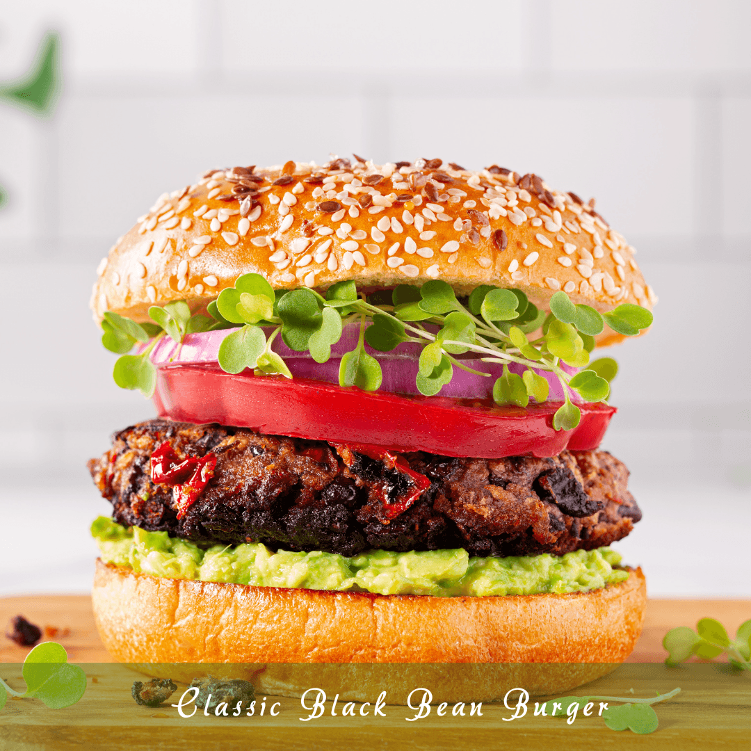 Classic Vegan Black Bean Burger