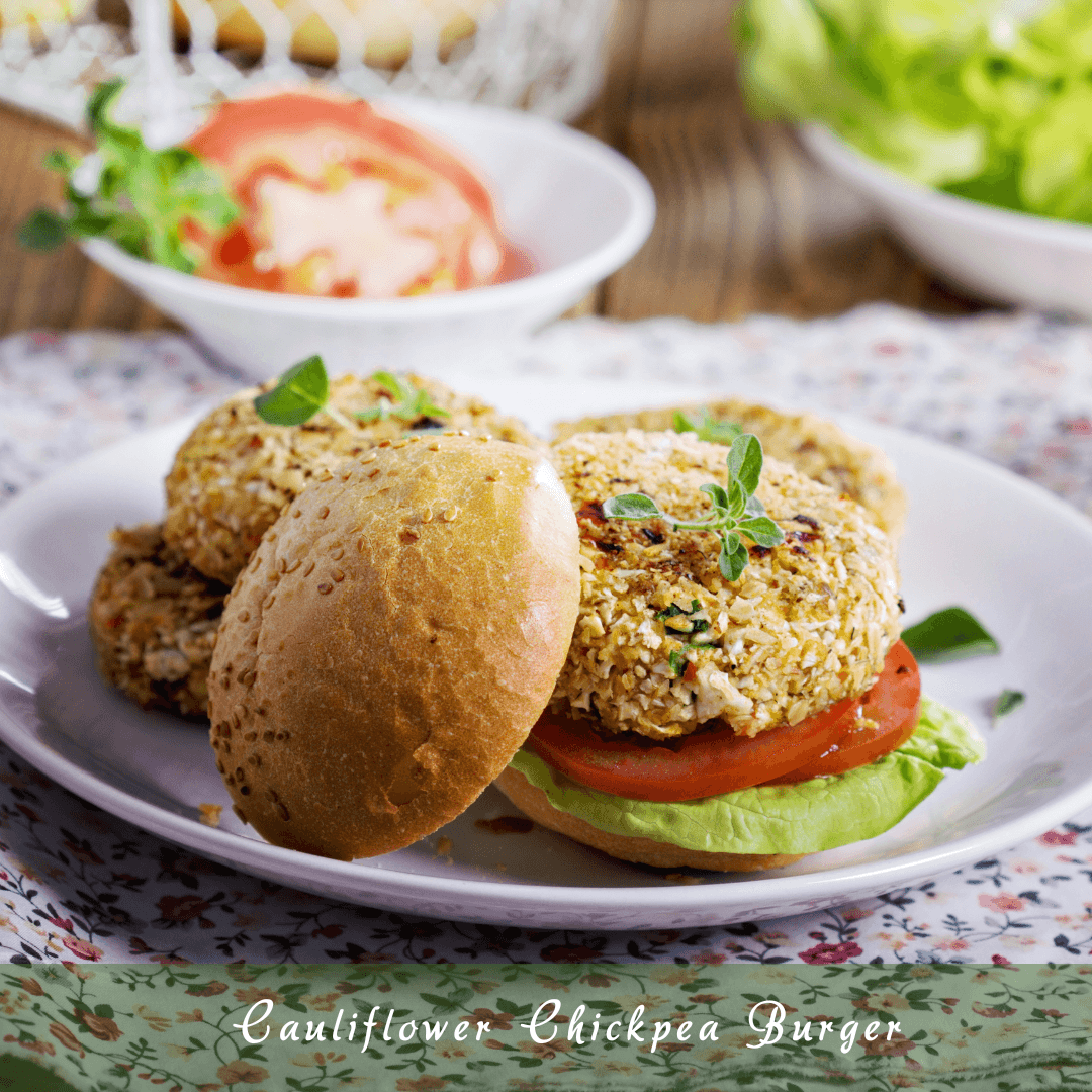 Cauliflower Chickpea Burger