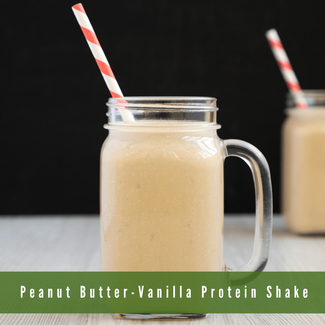 Vegan Peanut Butter-Vanilla Protein Shake Recipe