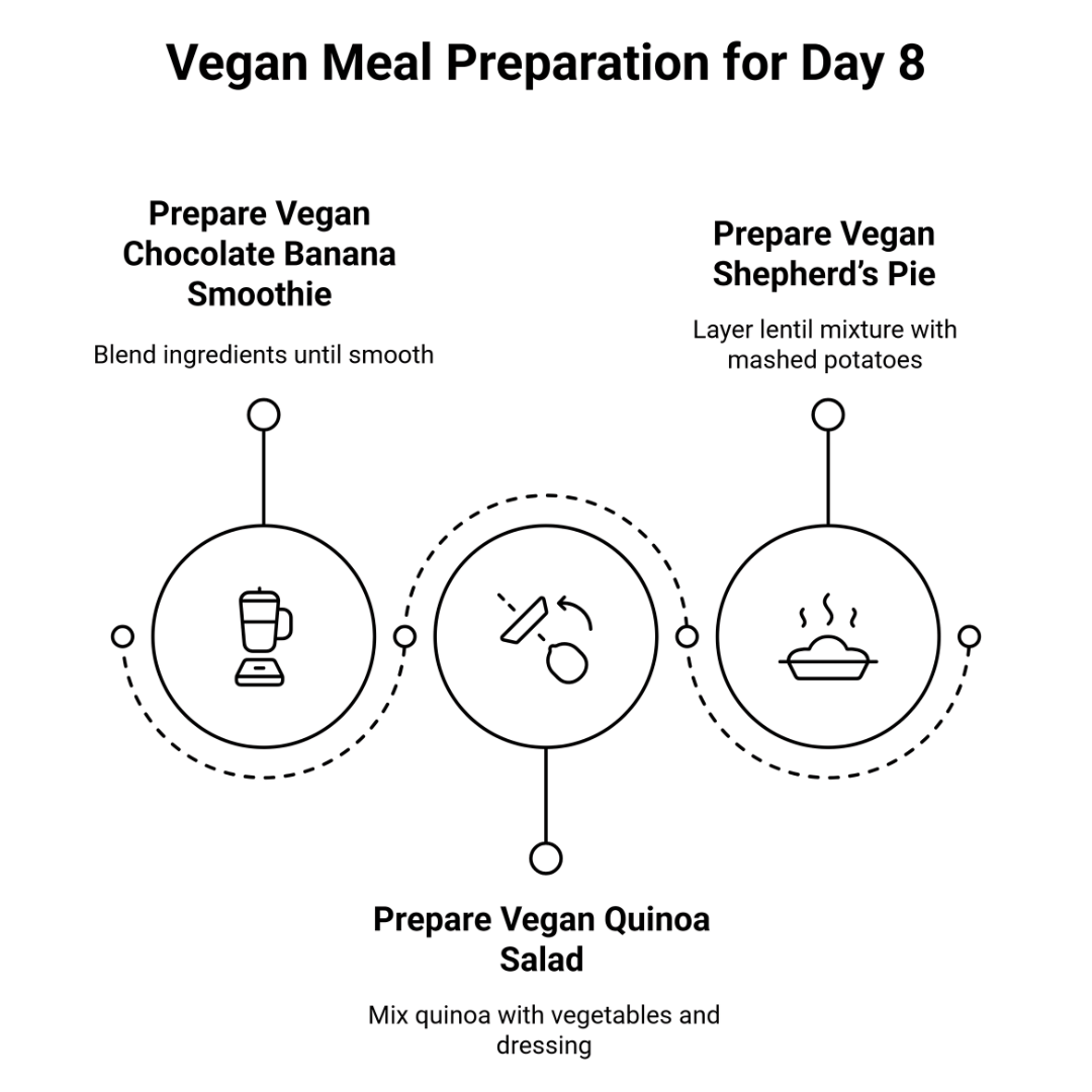 Vegan Meal Preparation For Day 8