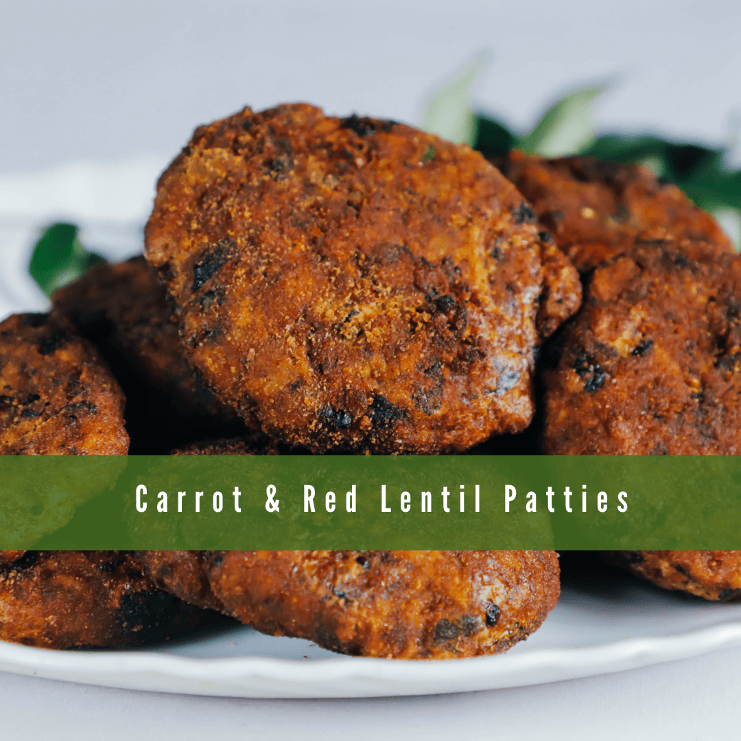 Carrot & Red Lentil Patties