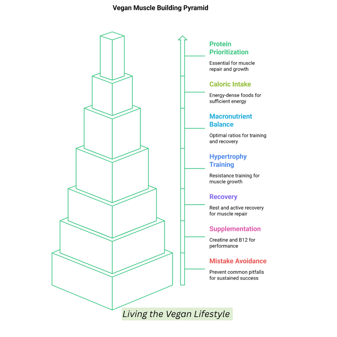 Vegan Muscle Building Pyramid