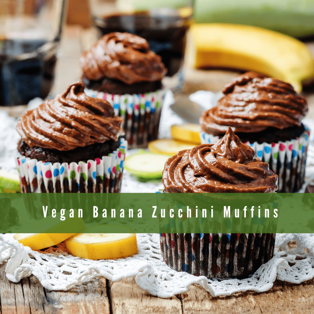 Vegan Banana Zucchini Muffins