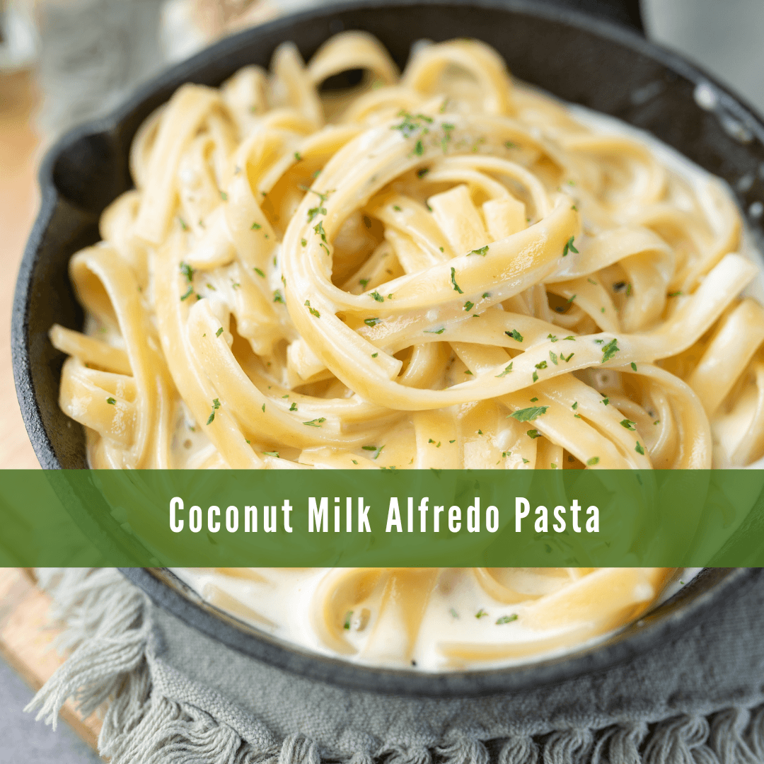 Coconut Milk Alfredo Pasta