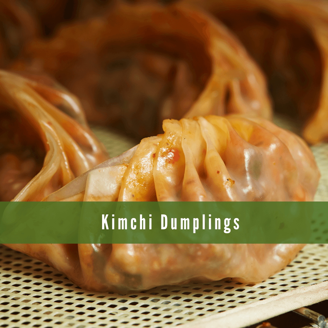 Vegan Kimchi Dumplings