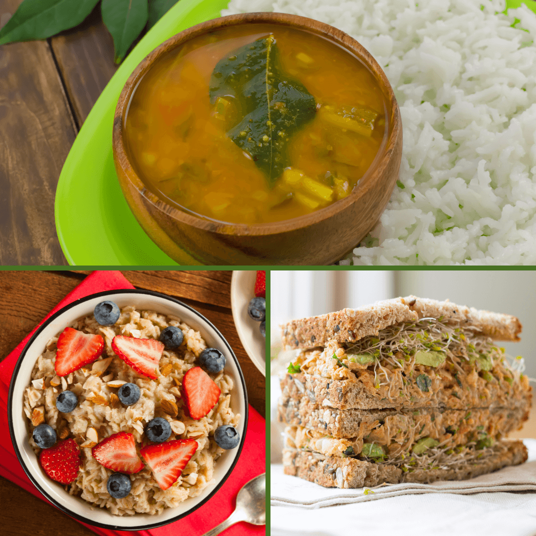 Sample 5-Day Oil-Free Vegan Diet Plan - Day 1