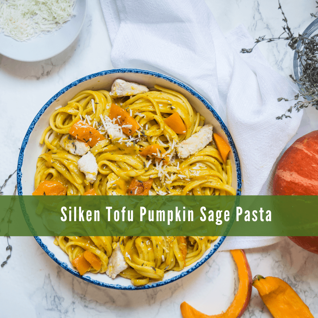 Silken Tofu Pumpkin Sage Pasta