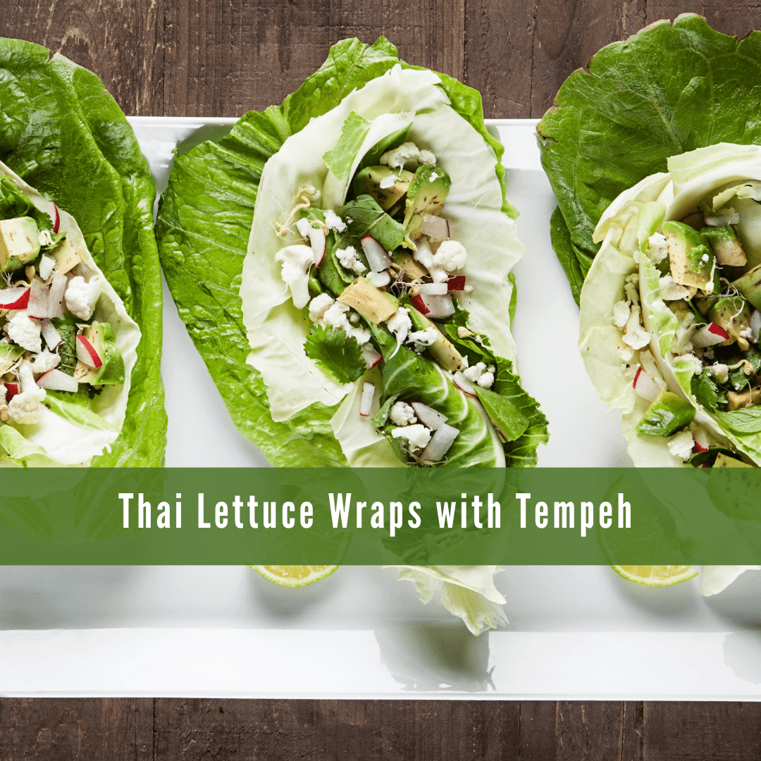 Thai Lettuce Wraps With Tempeh