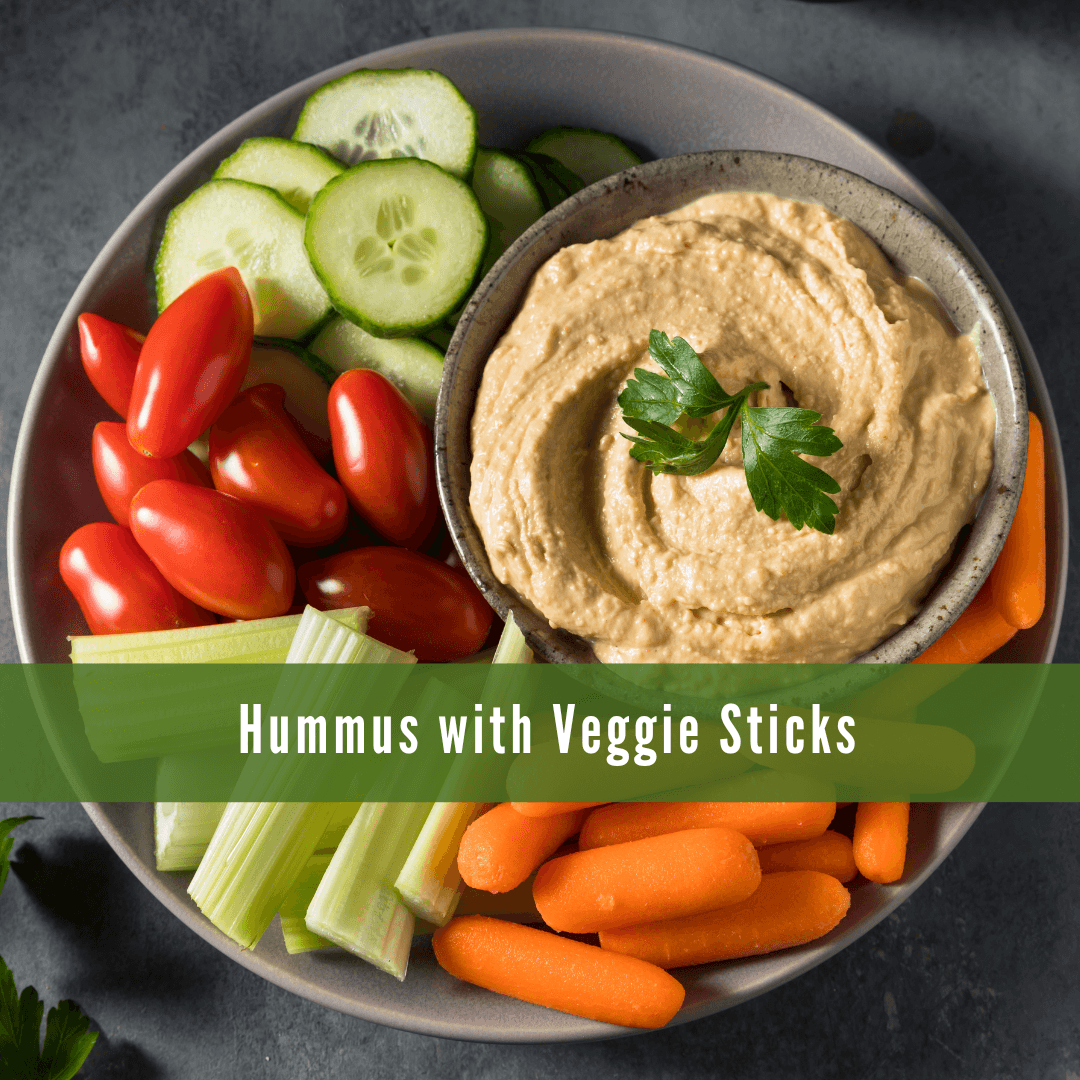 Hummus With Veggie Sticks