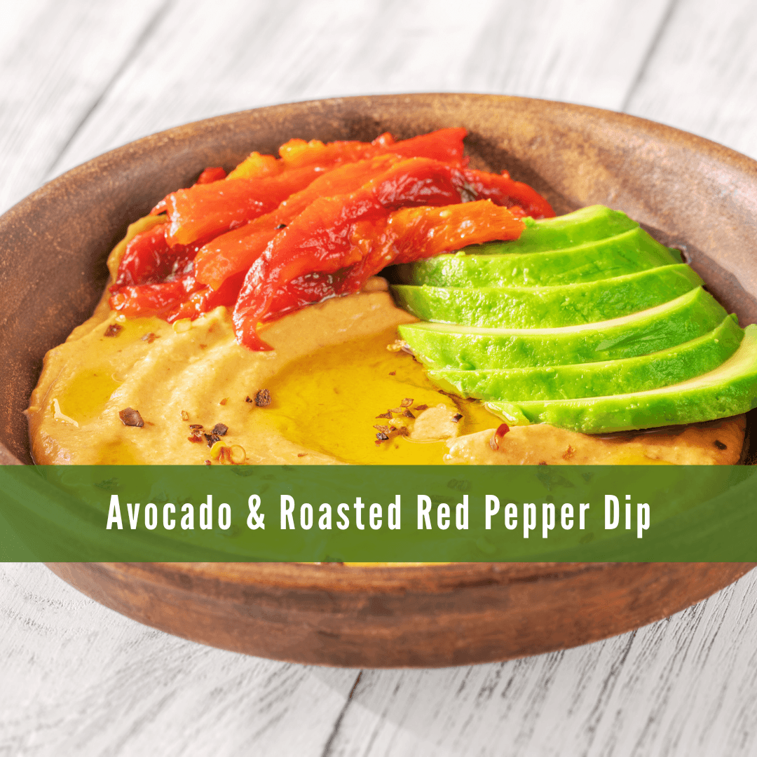 Avocado & Roasted Red Pepper Dip