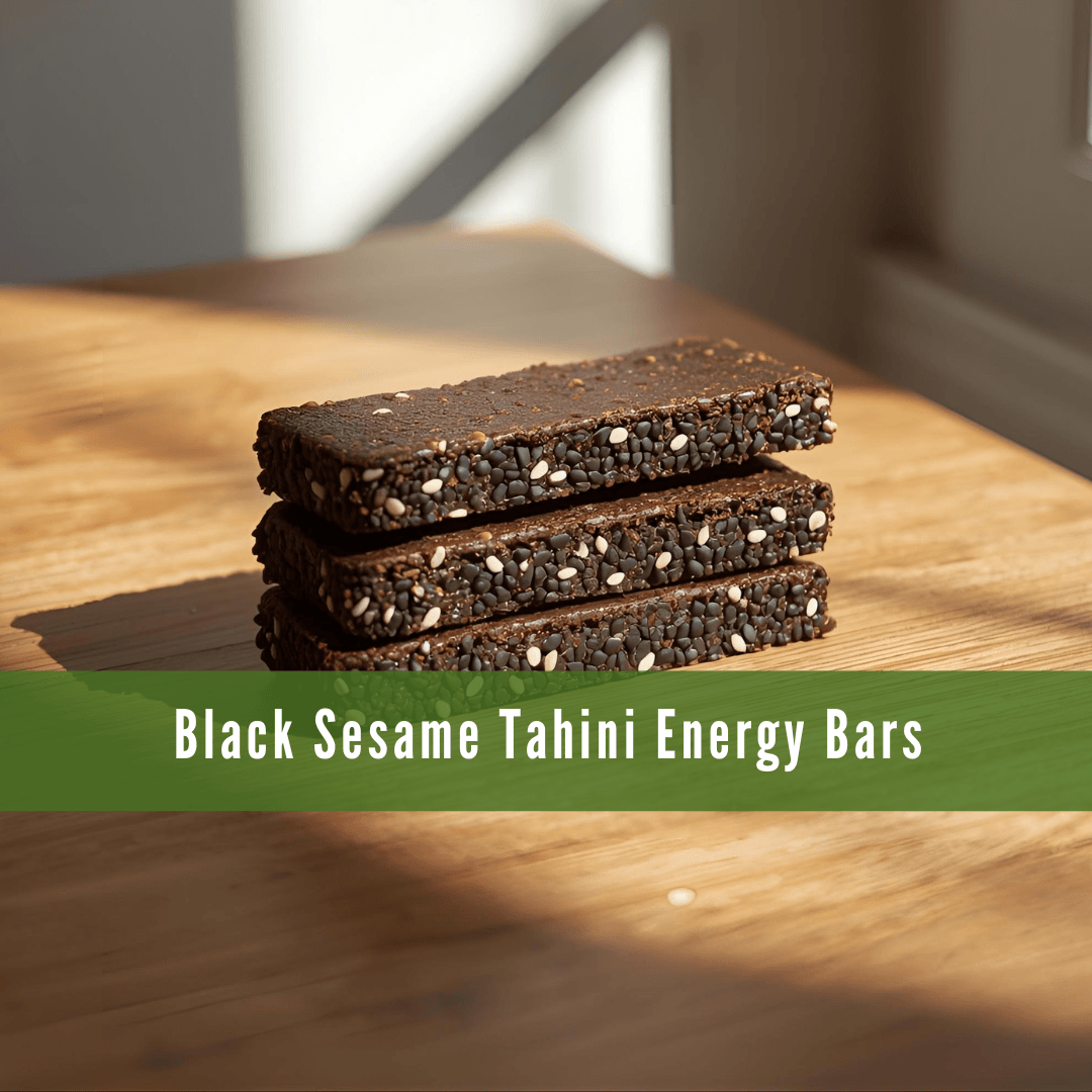 Black Sesame Tahini Energy Bars