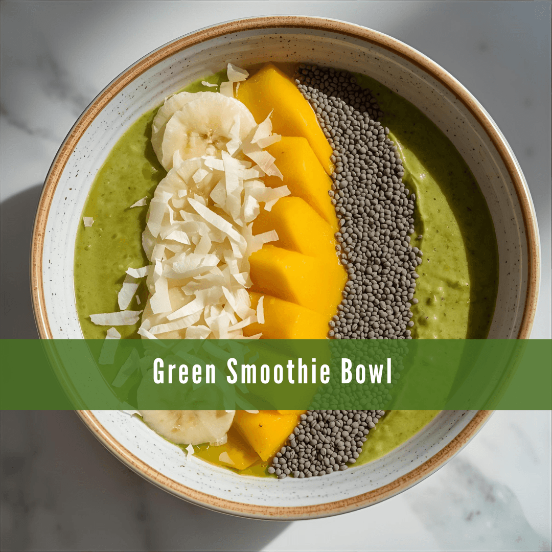 Green Smoothie Bowl Green Smoothie Bowl