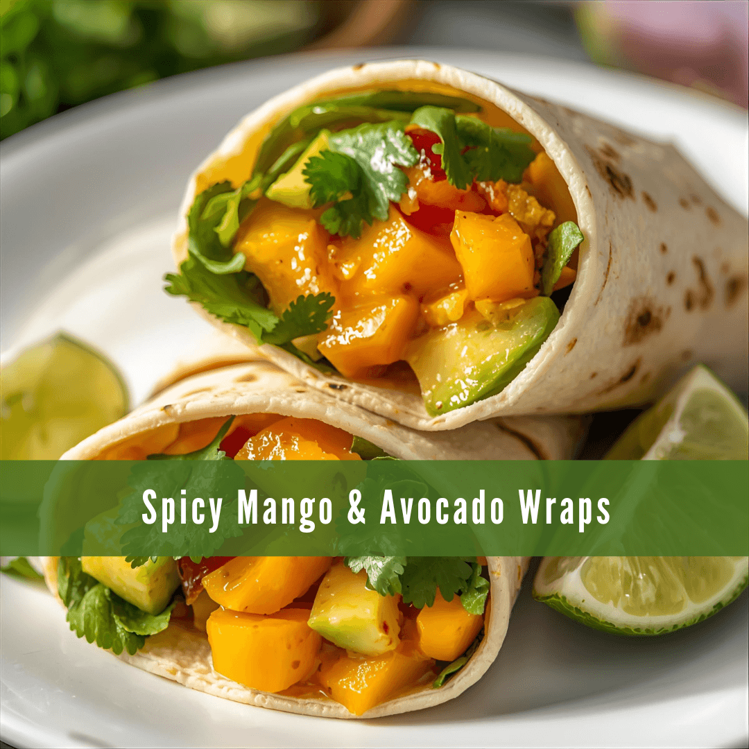 Spicy Mango & Avocado Wraps