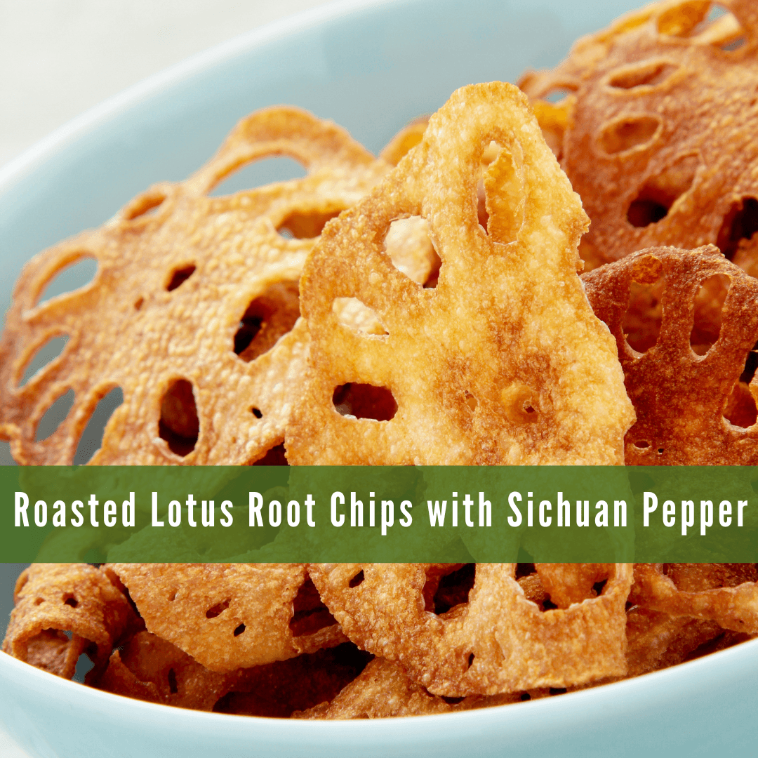 Roasted Lotus Root Chips With Sichuan Pepper