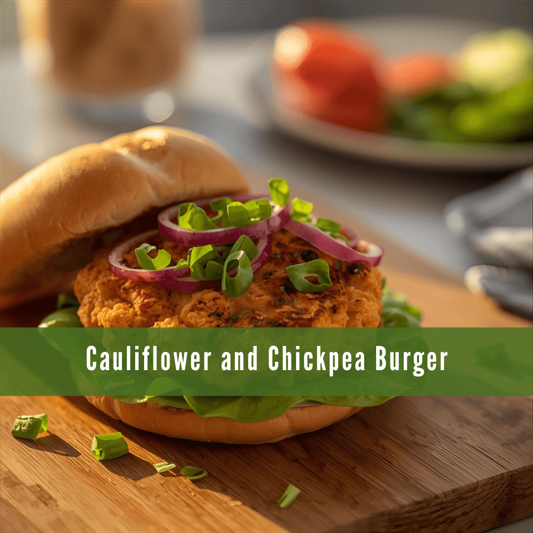 Cauliflower And Chickpea Burger