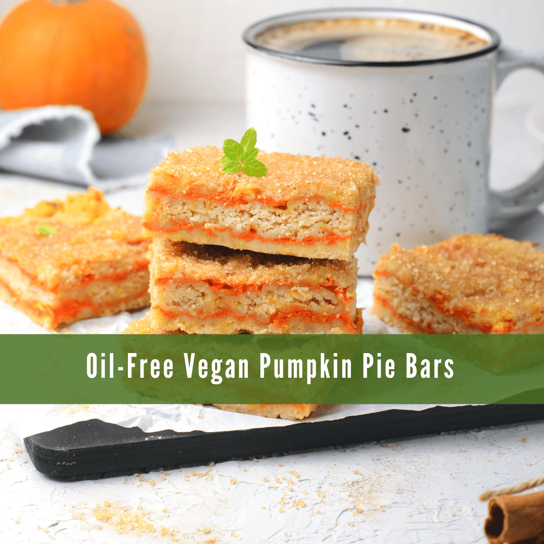 Oil-Free Vegan Pumpkin Pie Bars