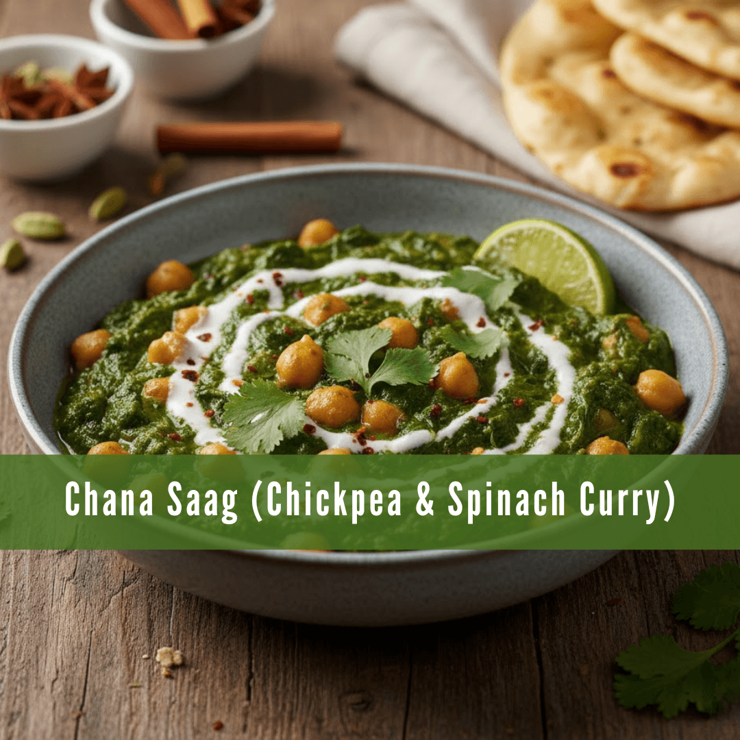 Chana Saag (Chickpea & Spinach Curry)