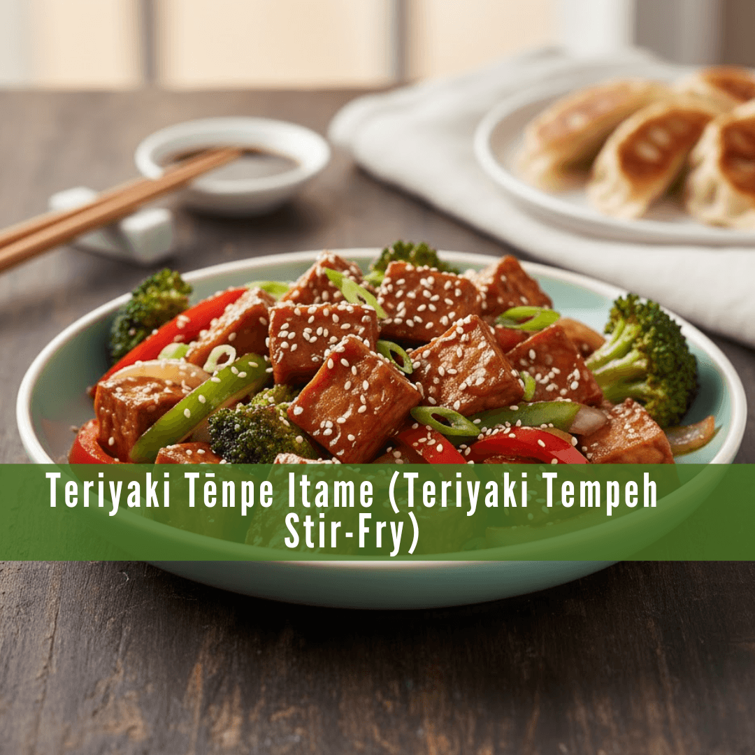 Teriyaki Tēnpe Itame (Teriyaki Tempeh Stir-Fry) Teriyaki Tēnpe Itame (Teriyaki Tempeh Stir-Fry)