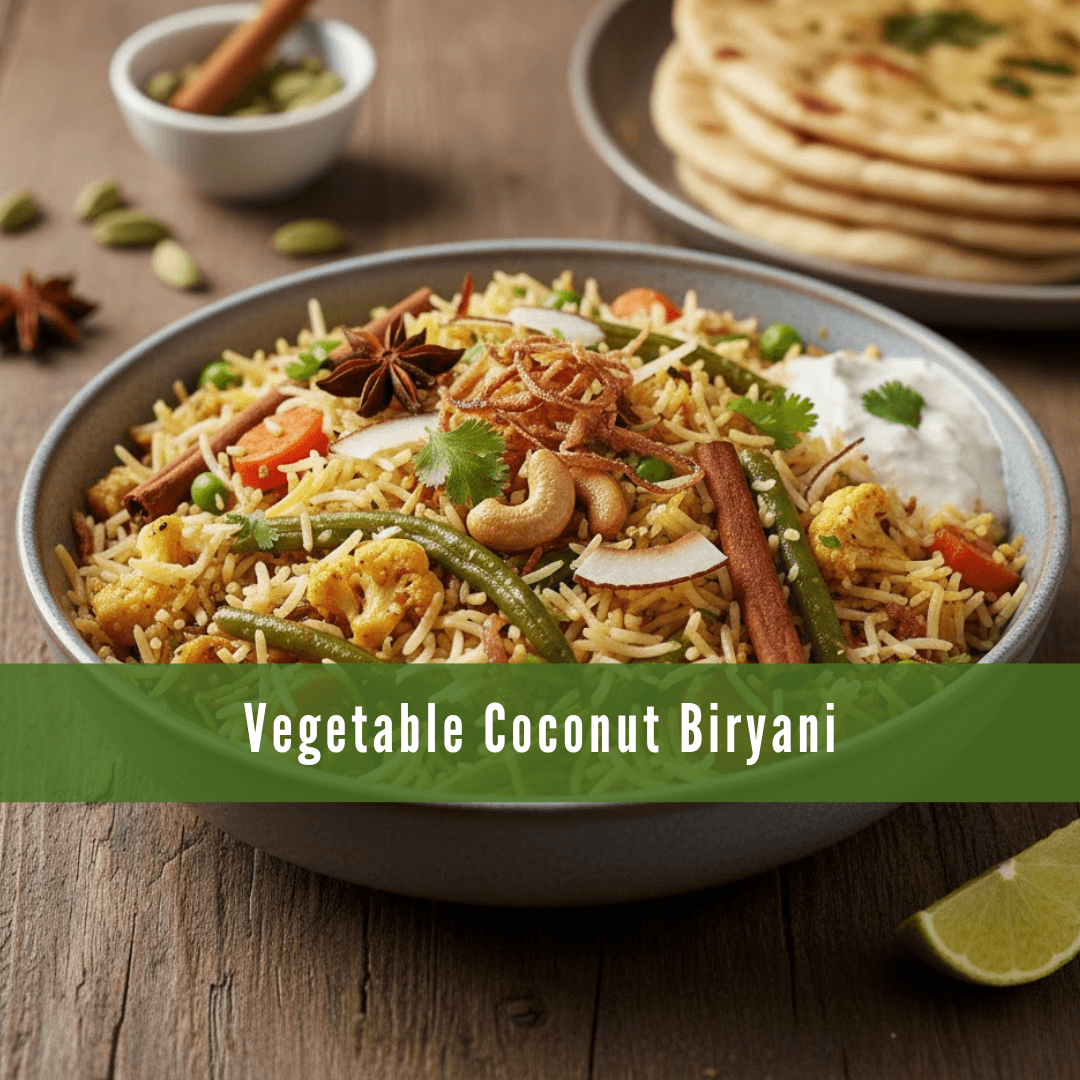 Vegetable Coconut Biryani