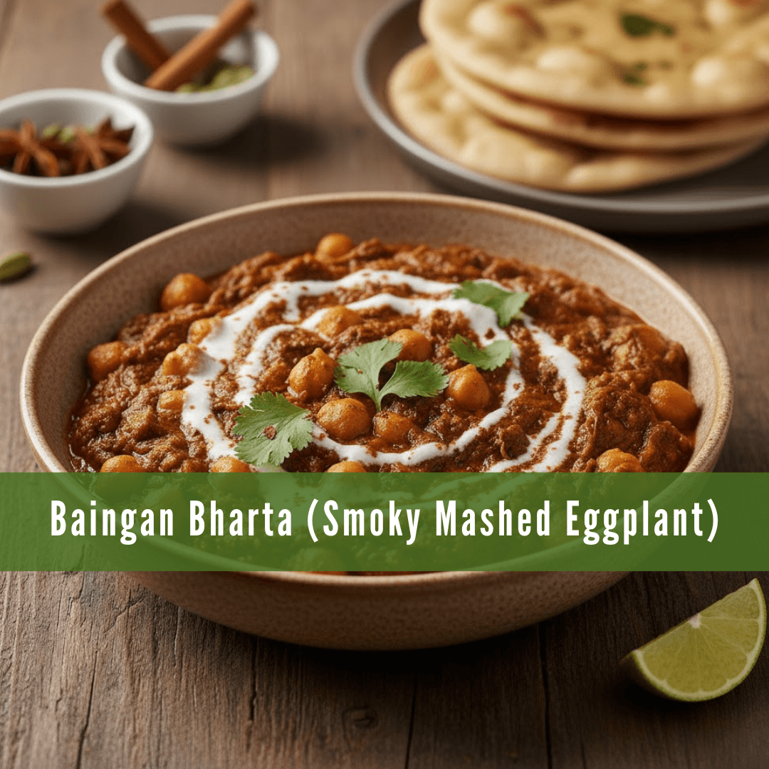 Baingan Bharta (Smoky Mashed Eggplant)